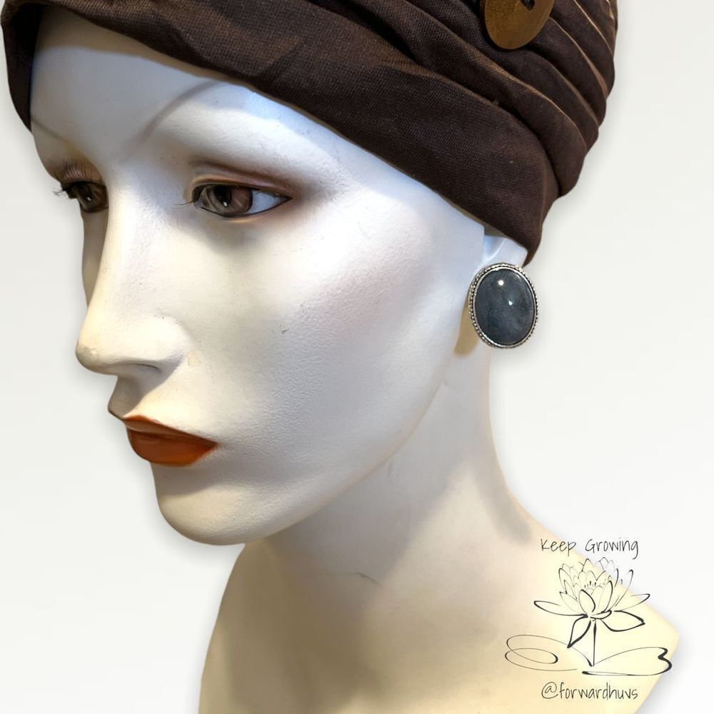 Bundle Sale 3 for $15 | Dark Blue (Midnight) on Silver Tone Metal Posts